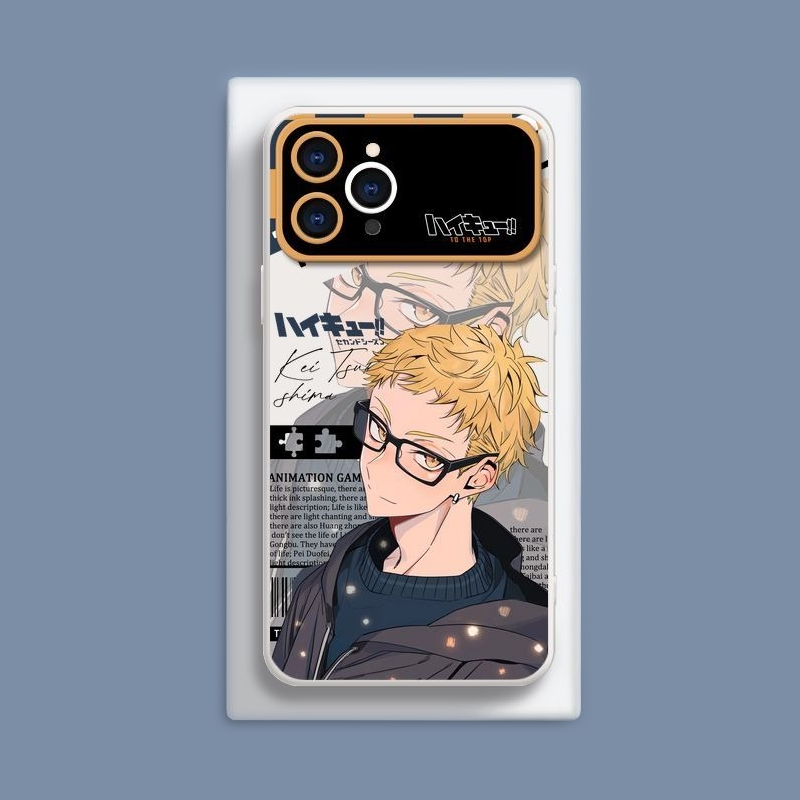 排球少年液態大視窗全包矽膠防摔軟殼-CASEZONE