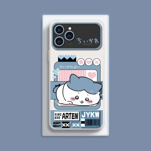 Chiikawa液態大視窗全包矽膠防摔軟殼-CASEZONE