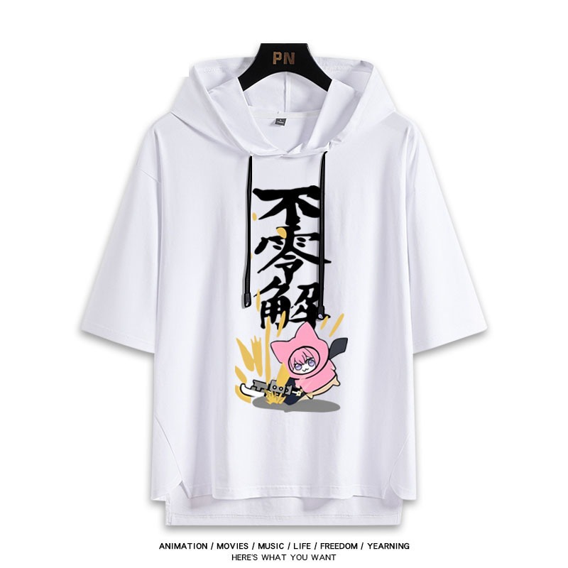 魔物獵人新款 親子情侶男女款連帽短袖T恤