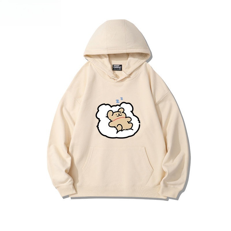 線條小狗 聯名衛衣2026秋冬新款親子情侶裝連帽衛衣