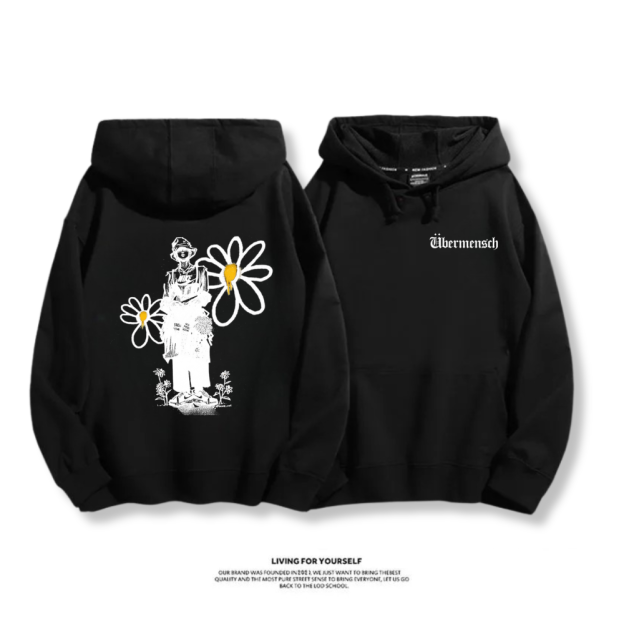 GD權志龍 2025秋冬新款 親子情侶男女連帽衛衣