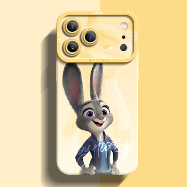 動物方城市液態矽膠全包防摔軟殼