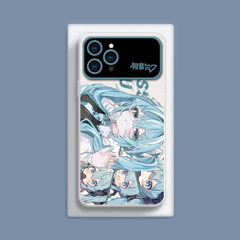 初音未來液態大視窗全包矽膠防摔軟殼-CASEZONE