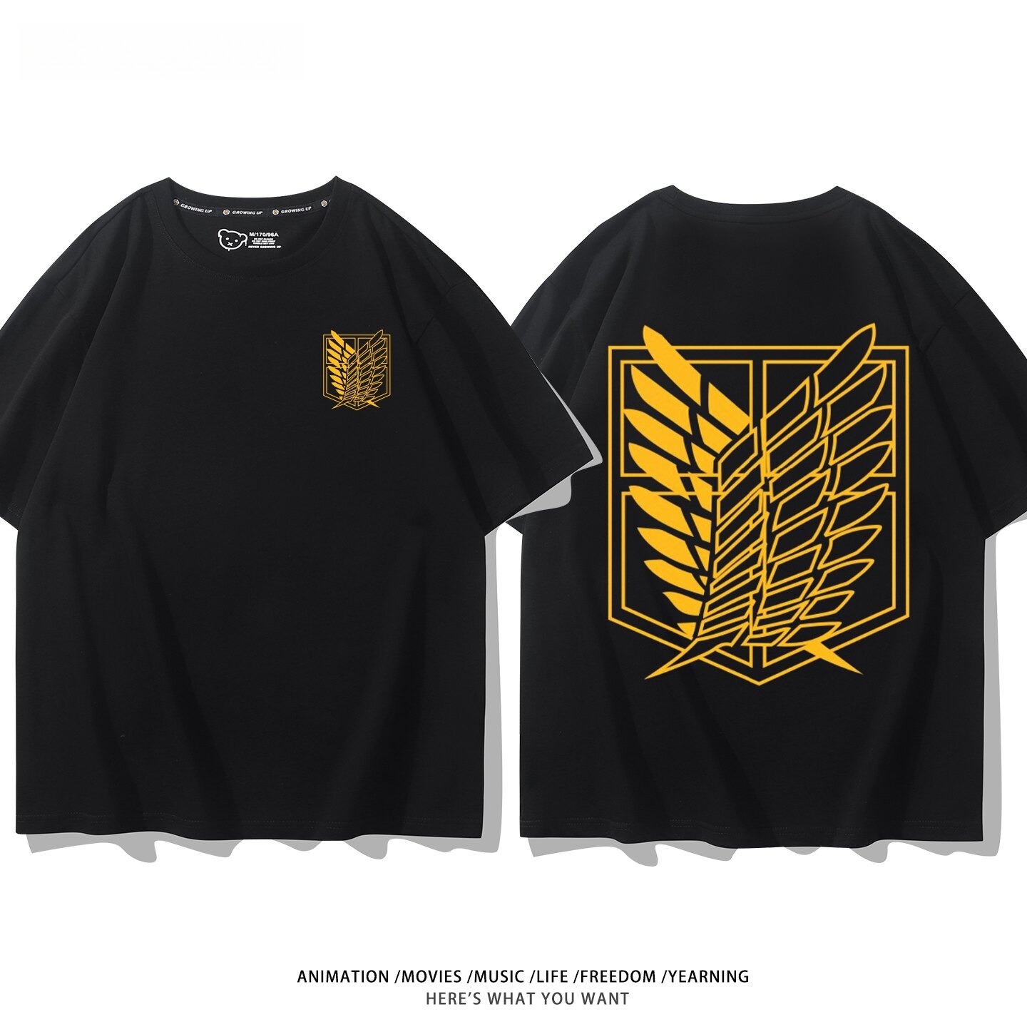 進擊的巨人 印花短袖T恤