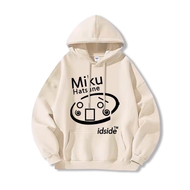 初音未來 聯名衛衣2025秋冬新款 親子情侶裝連帽衛衣