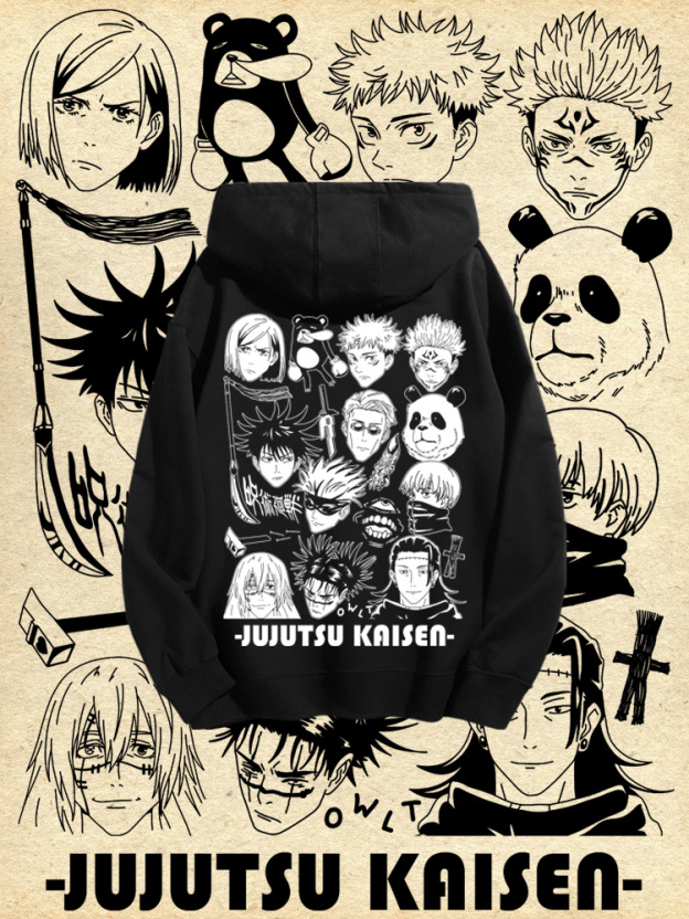 咒術迴戰新款 親子情侶男女款連帽衛衣-ZUIHANG SHOP