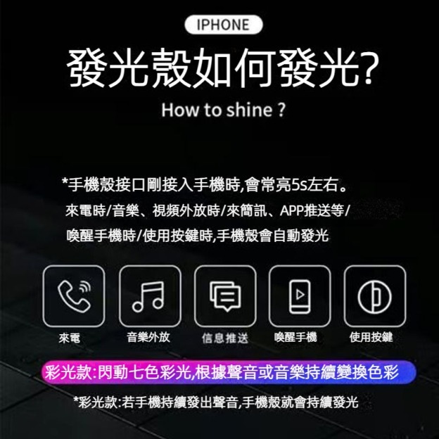 十二星座來電閃智能發光手機殼-CASEZONE