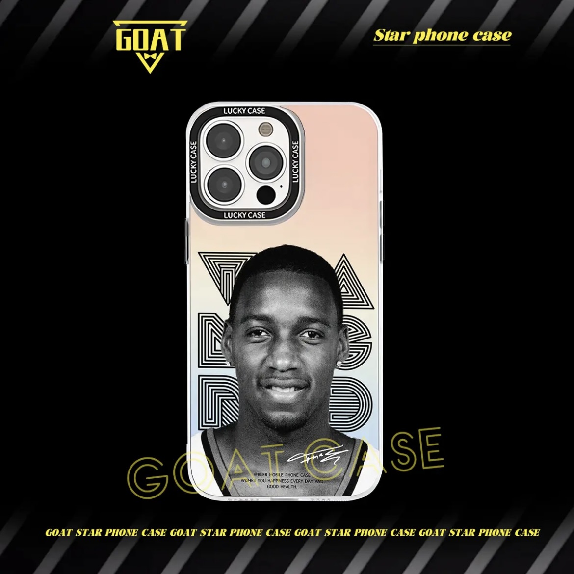 球星肖像｜極光鐳射球星手機殼-CASEZONE