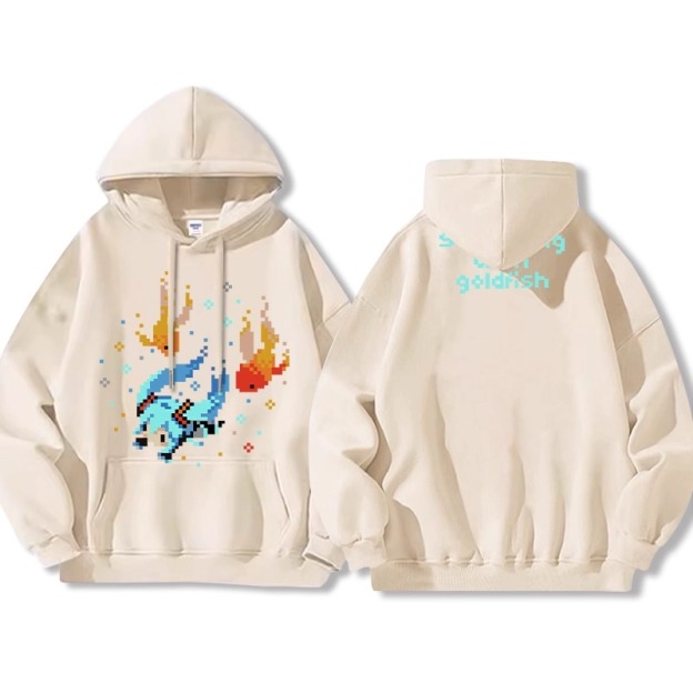 初音未來 聯名衛衣2025秋冬新款 親子情侶裝連帽衛衣