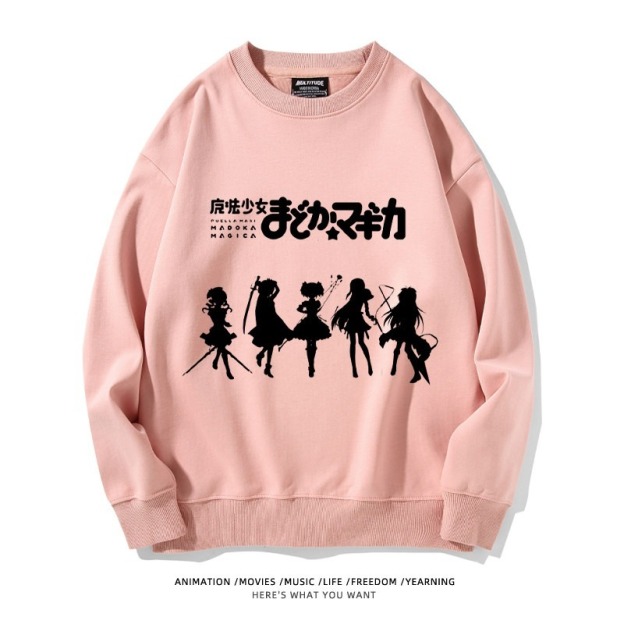 魔法少女小圓聯名親子情侶裝 圓領長袖