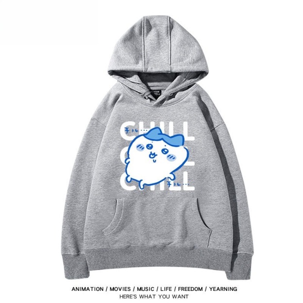 Chiikawa 親子情侶男女連帽衛衣