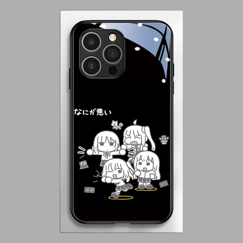 孤獨搖滾新款高清全包防摔玻璃殼-CASEZONE