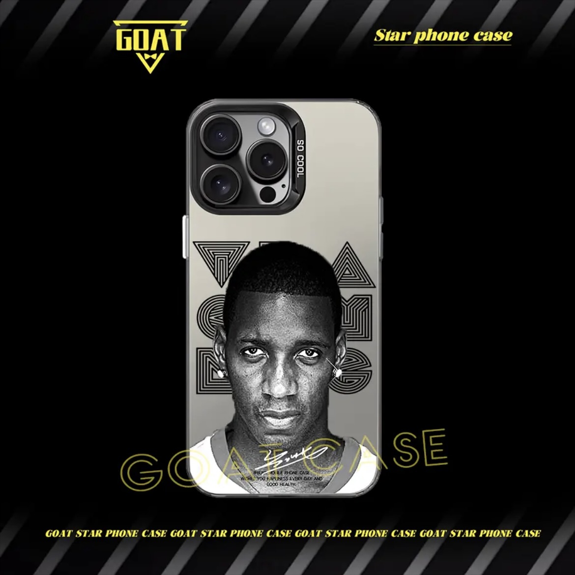 球星頭像｜彩銀球星手機殼-CASEZONE