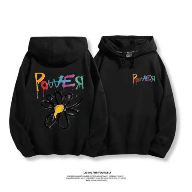 GD權志龍 2025秋冬新款 親子情侶男女連帽衛衣