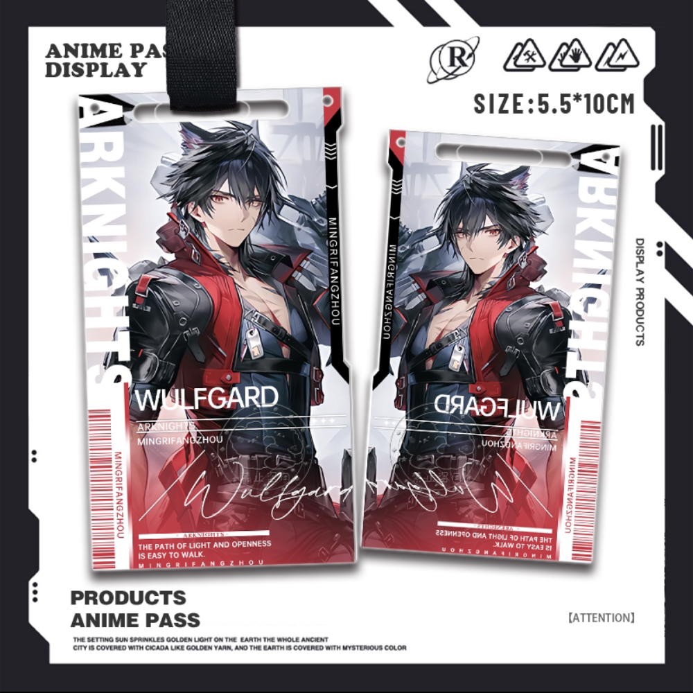 明日方舟終末地亞克力通行證掛飾