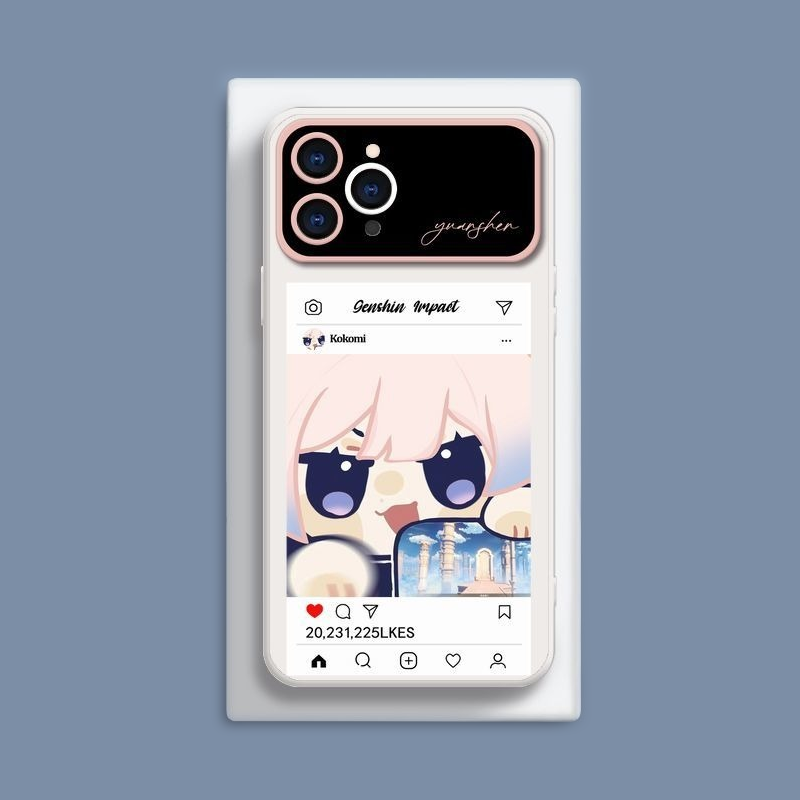 原神液態大視窗全包矽膠防摔軟殼-CASEZONE