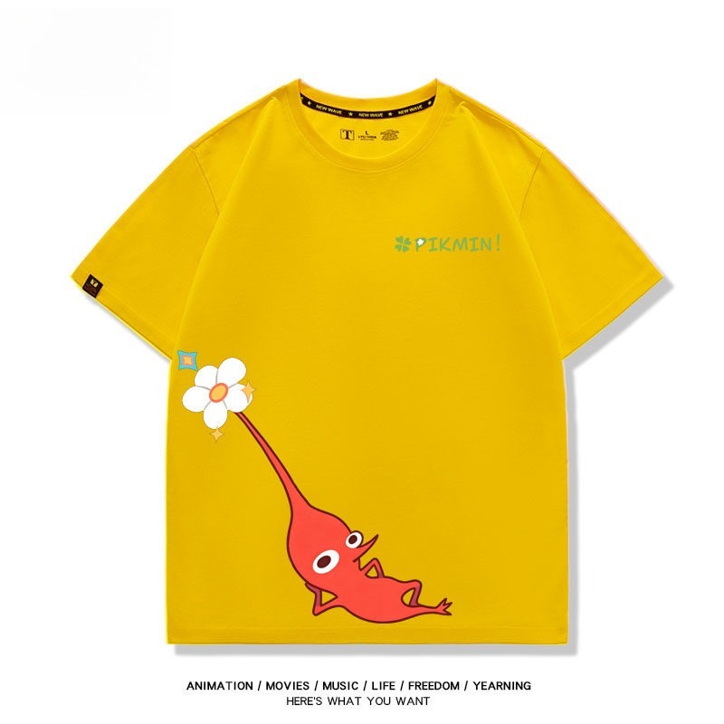 皮克敏PIKMIN4 印花短袖T恤