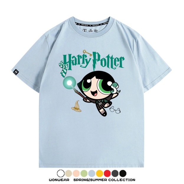 飛天小女警 X Harry Potter周邊 印花短袖T恤