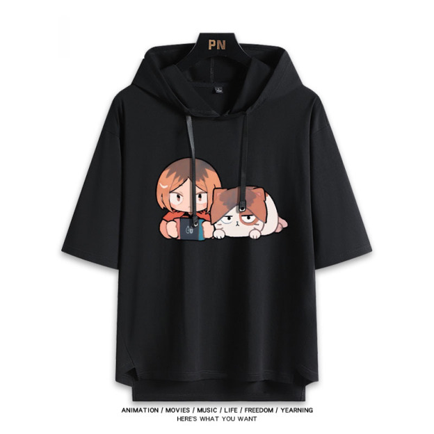 排球少年 連帽短袖T恤