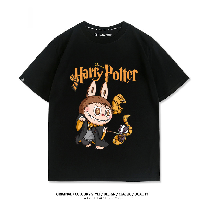 LabubuX哈利波特 印花短袖T恤-CASEZONE