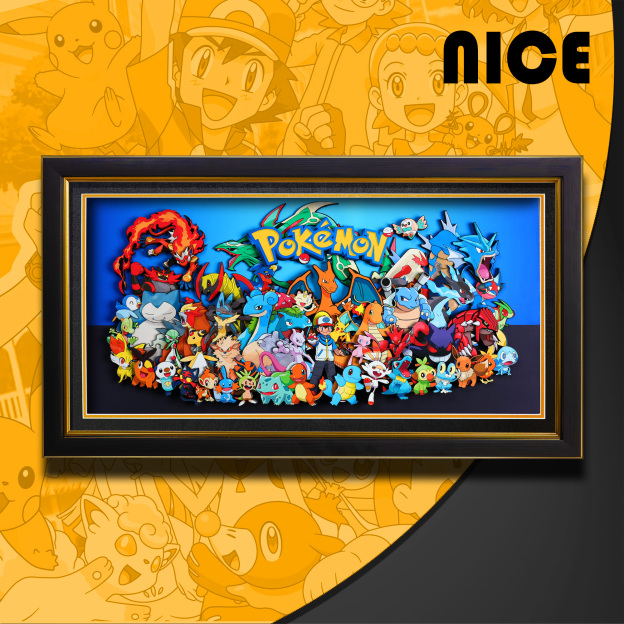 寶可夢 3D立體畫-CASEZONE