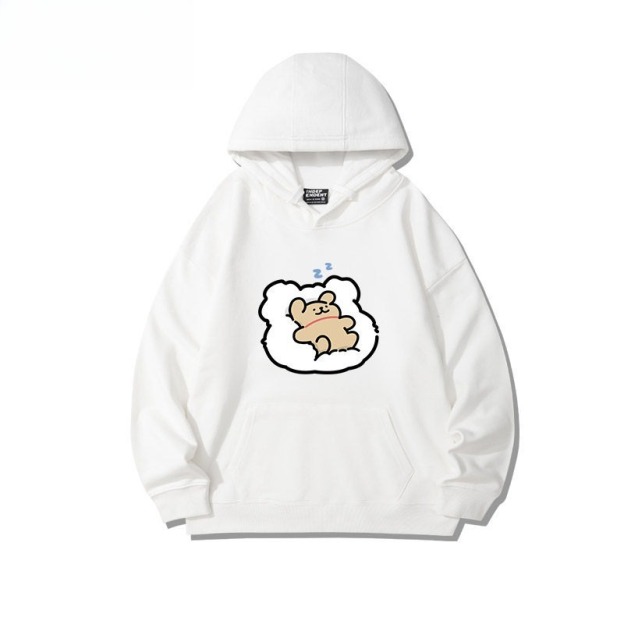 線條小狗 聯名衛衣2026秋冬新款親子情侶裝連帽衛衣