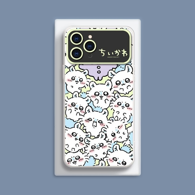 Chiikawa液態大視窗全包矽膠防摔軟殼-CASEZONE