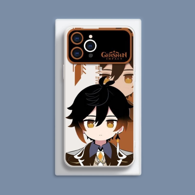 原神Q版液態大視窗全包矽膠防摔軟殼-CASEZONE