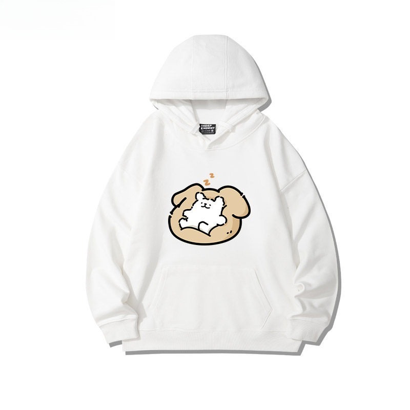 線條小狗 聯名衛衣2026秋冬新款親子情侶裝連帽衛衣