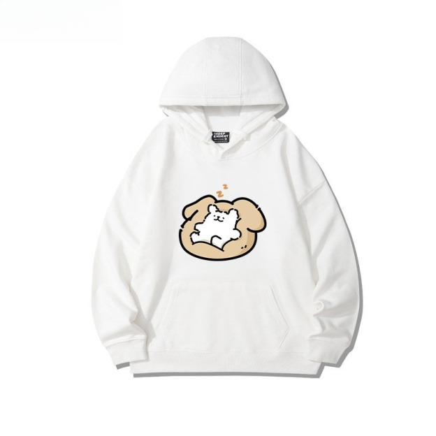 線條小狗 聯名衛衣2026秋冬新款親子情侶裝連帽衛衣