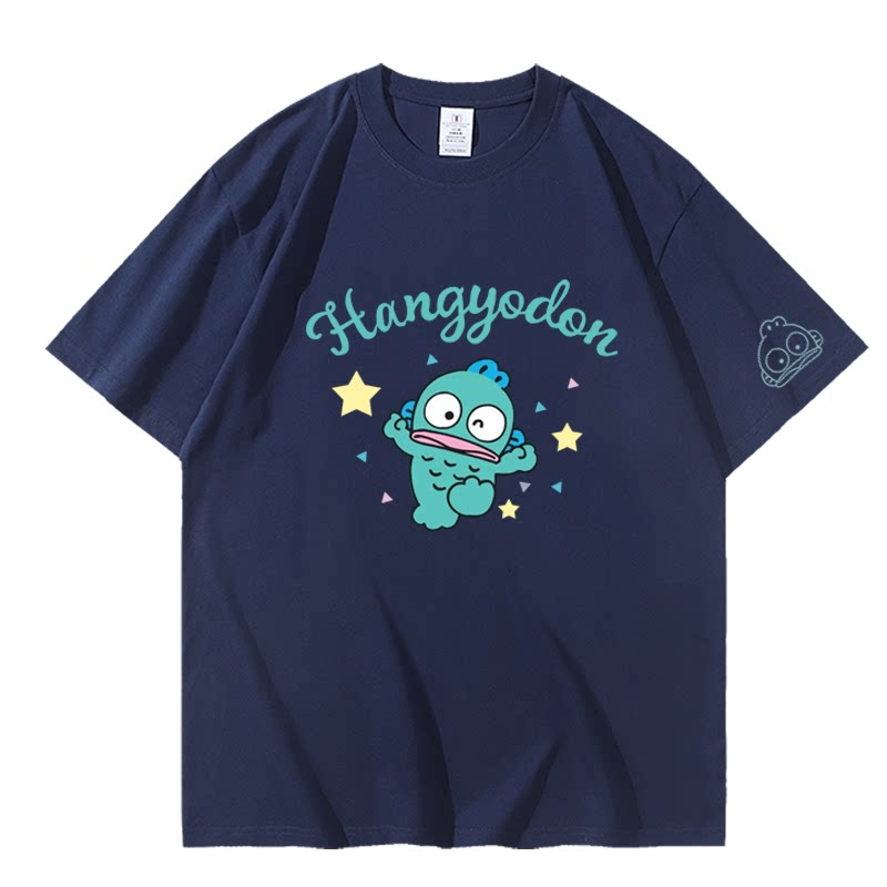三麗鷗丑魚半人魚漢頓 印花短袖T恤