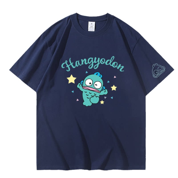 三麗鷗丑魚半人魚漢頓 印花短袖T恤