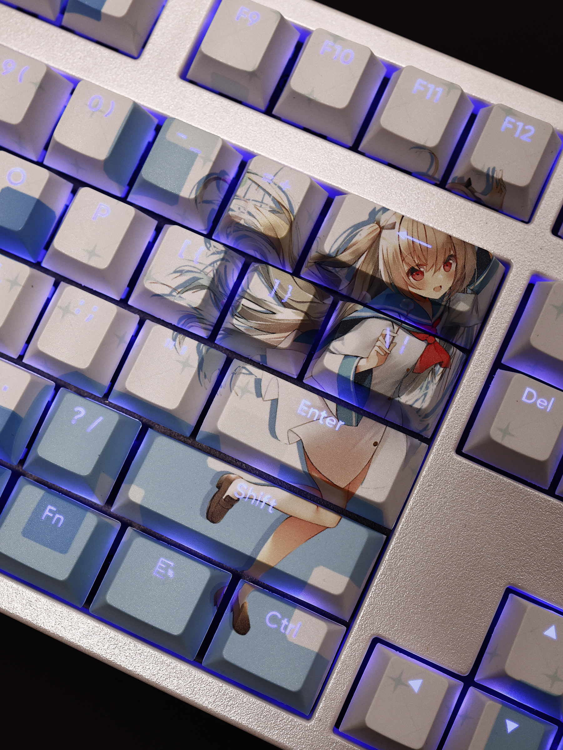 亞托莉透光RGB108鍵標準配列衛星軸鍵帽-CASEZONE