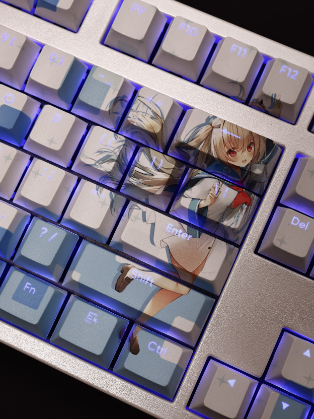 亞托莉透光RGB108鍵標準配列衛星軸鍵帽-CASEZONE