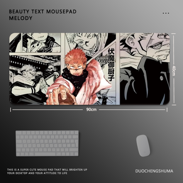 咒術回彈 主題桌墊 布質滑鼠墊-CASEZONE
