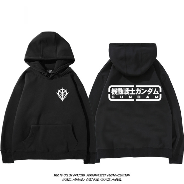 機動戰士高達扎古吉翁新款 親子情侶男女款連帽衛衣-CASEZONE
