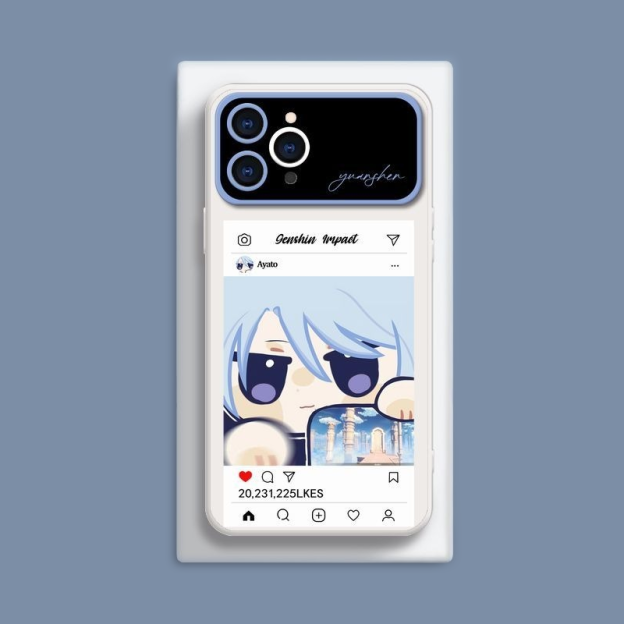 原神液態大視窗全包矽膠防摔軟殼-CASEZONE