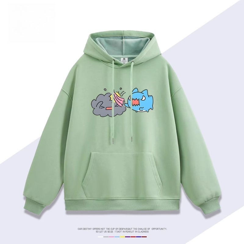 貓貓蟲咖波 2025秋冬新款親子情侶裝連帽衛衣