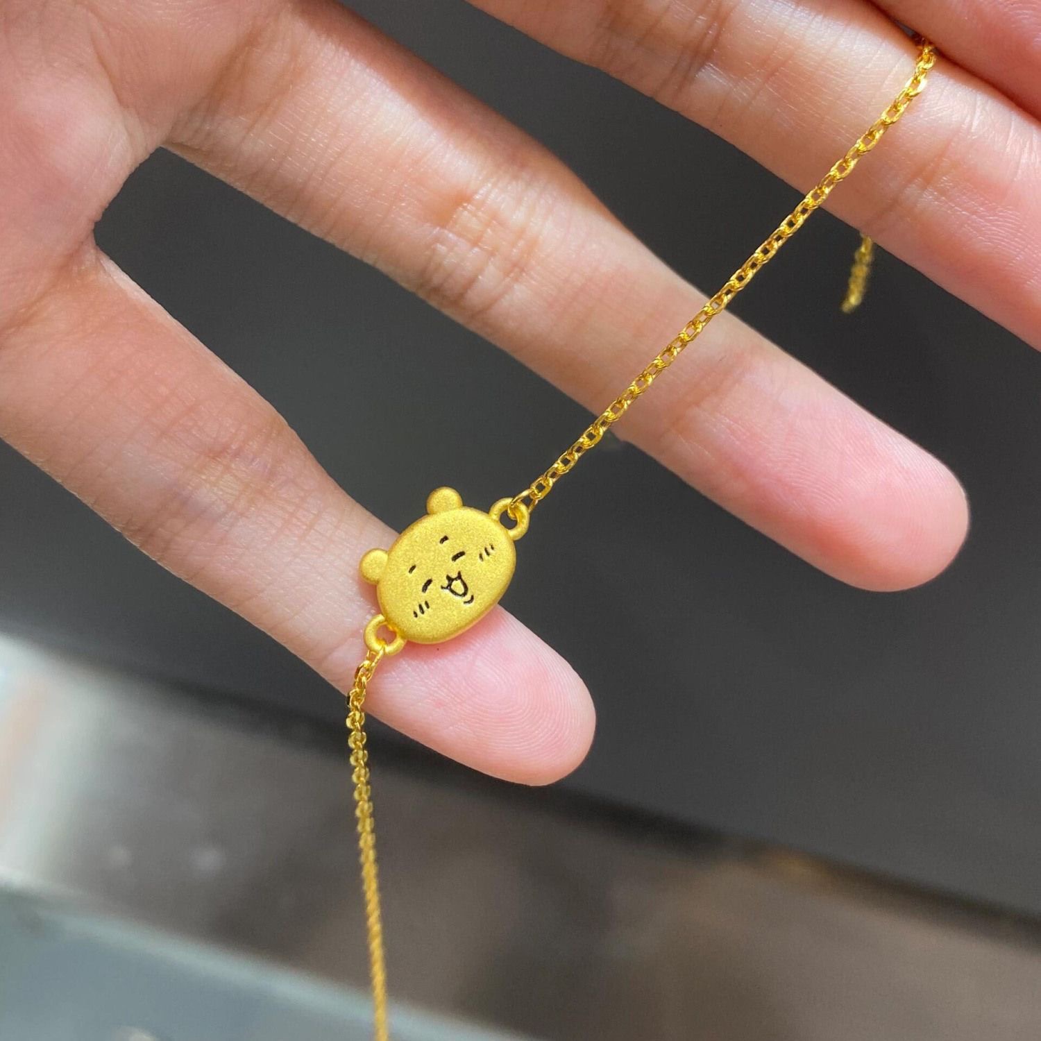 Chiikawa 萌系金色手鏈｜精緻萌系輕奢飾品