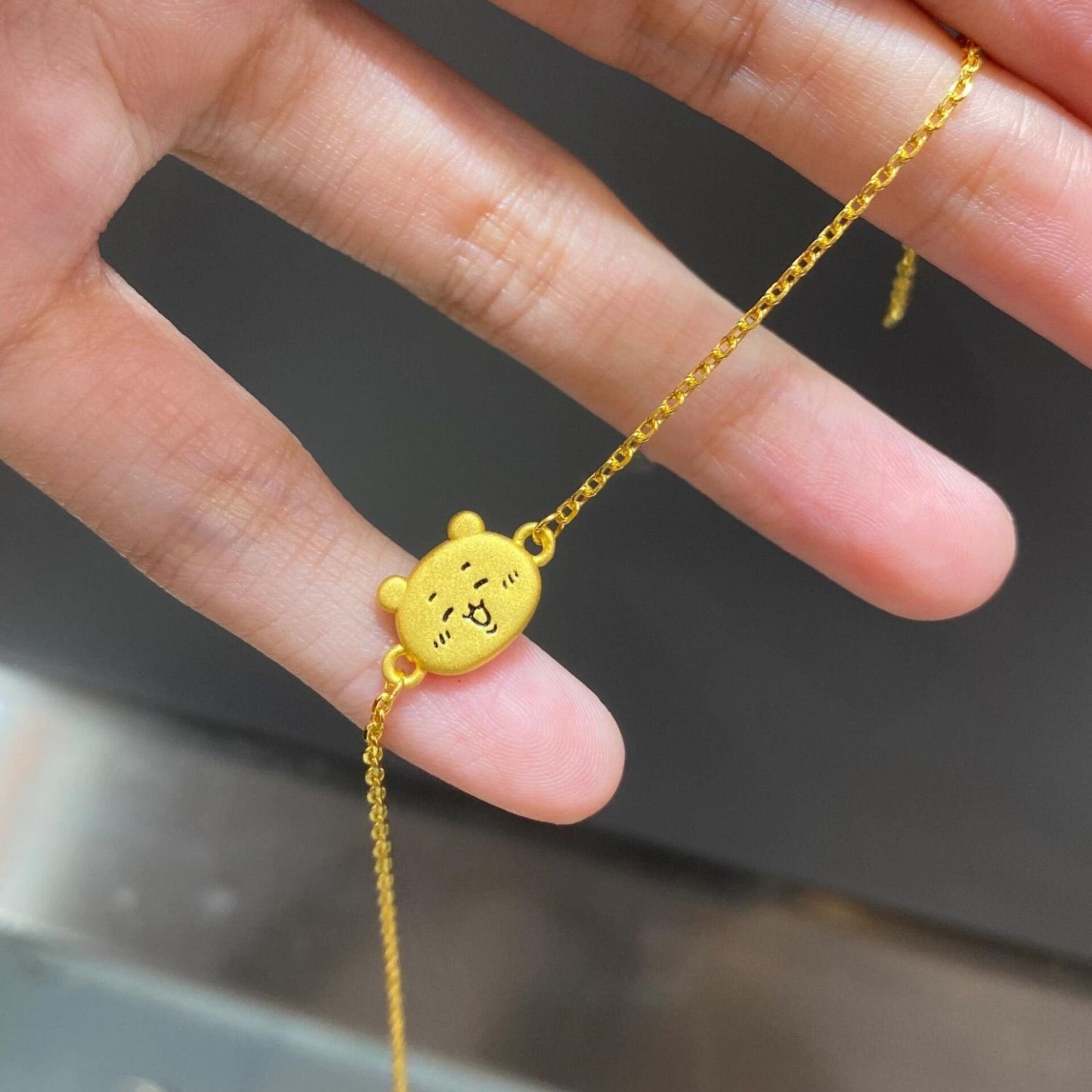 Chiikawa 萌系金色手鏈｜精緻萌系輕奢飾品