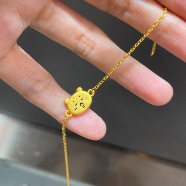 Chiikawa 萌系金色手鏈｜精緻萌系輕奢飾品