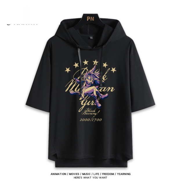 遊戲王 黑魔導女孩 連帽短袖T恤