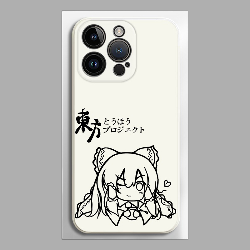 東方project液態矽膠全包防摔軟殼-CASEZONE