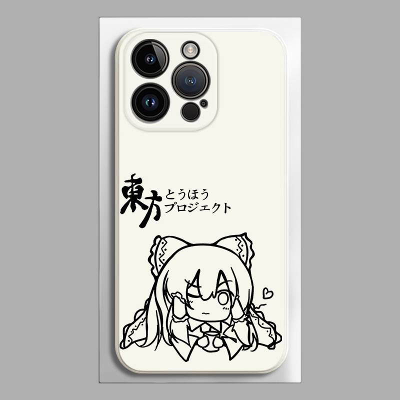 東方project液態矽膠全包防摔軟殼-CASEZONE