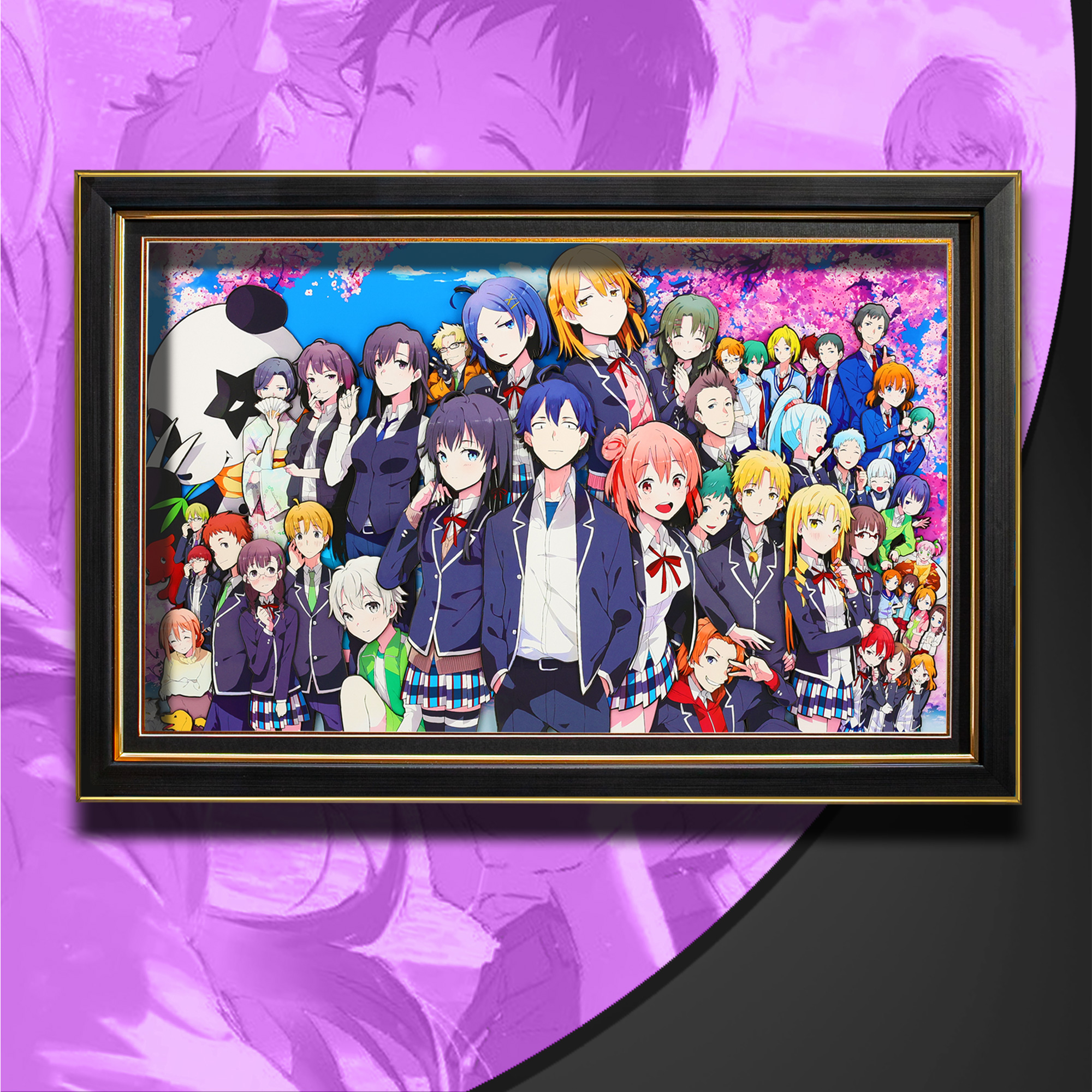 我的青春戀愛物語 3D立體畫-CASEZONE