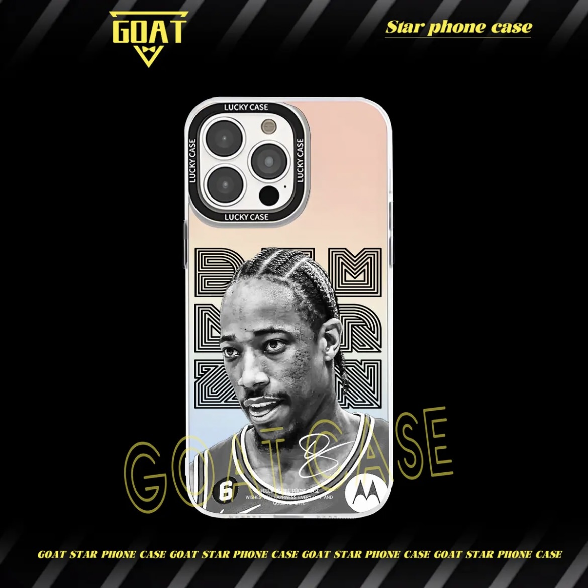 球星肖像｜極光鐳射球星手機殼-CASEZONE