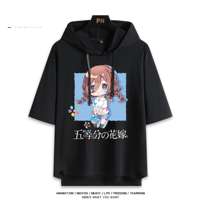 五等分的新娘 連帽短袖T恤