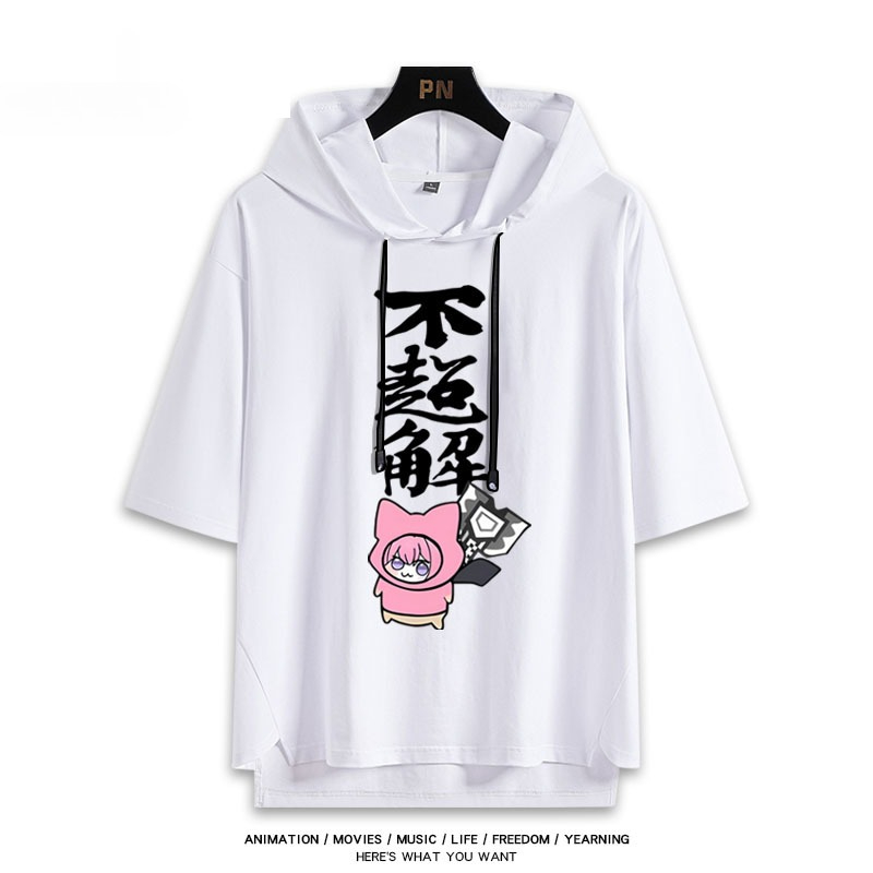 魔物獵人新款 親子情侶男女款連帽短袖T恤