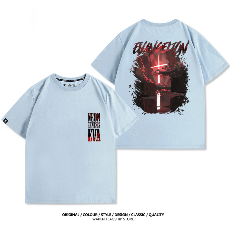 EVA復古十字架 印花T恤