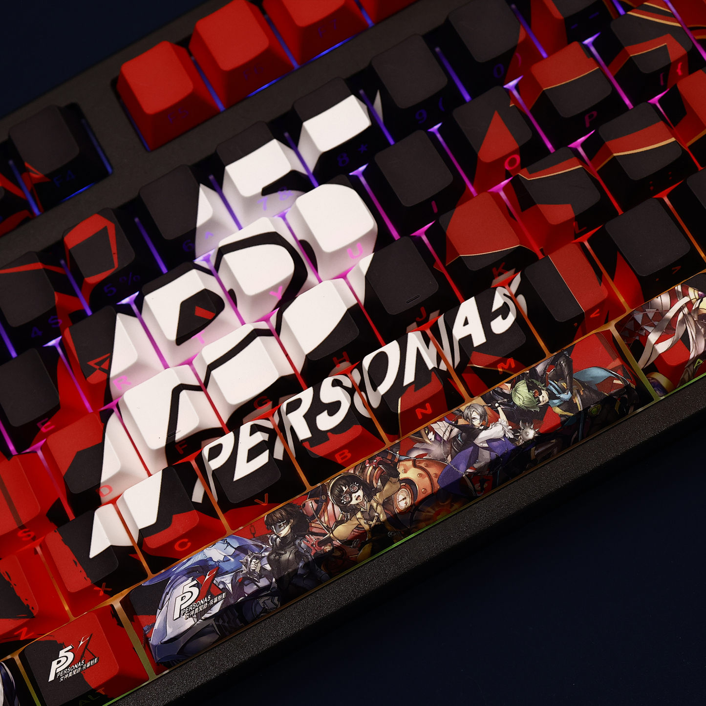 女神異聞錄夜幕魅影 108鍵 標準配列 衛星軸鍵帽-CASEZONE